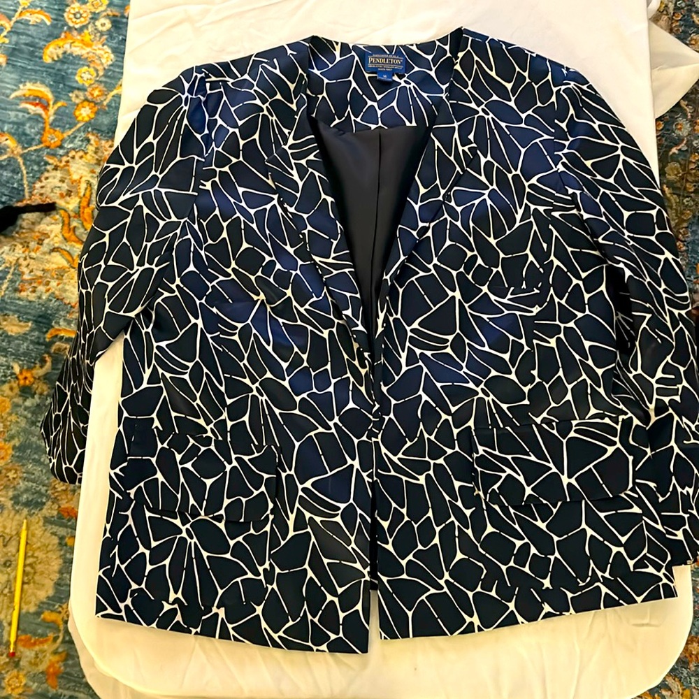 Pendleton Silk Jacket Size 16